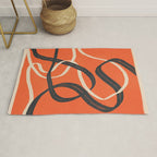 Minimal Abstract Lines Dance 2 Rug Gallery Image 1