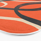 Minimal Abstract Lines Dance 2 Bath Mat Gallery Image 3
