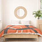 Minimal Abstract Lines Dance 2 Duvet Cover Gallery Image 3