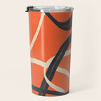 Minimal Abstract Lines Dance 2 Travel Mug Gallery Image 3