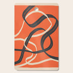 Minimal Abstract Lines Dance 2 Cutting Board Gallery Image 1