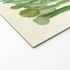 In my happy place - hedgehog meditating in cactus jungle Welcome Mat Gallery Image 2