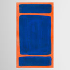 Colourful Field Orange And Blue Tablecloth Gallery Image 2