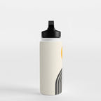 Gold Sun I: Mid-Century Modern Edition Water Bottle Gallery Image 3