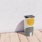 Gold Sun I: Mid-Century Modern Edition Travel Mug Gallery Image 4