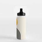 Gold Sun I: Mid-Century Modern Edition Water Bottle Gallery Image 2