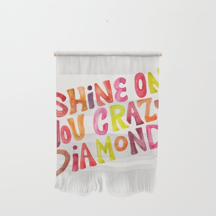 Shine On You Crazy Diamond - Rainbow Palette Wall Hanging Gallery Image 1