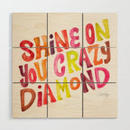 Shine On You Crazy Diamond - Rainbow Palette Wood Wall Art Gallery Image 1