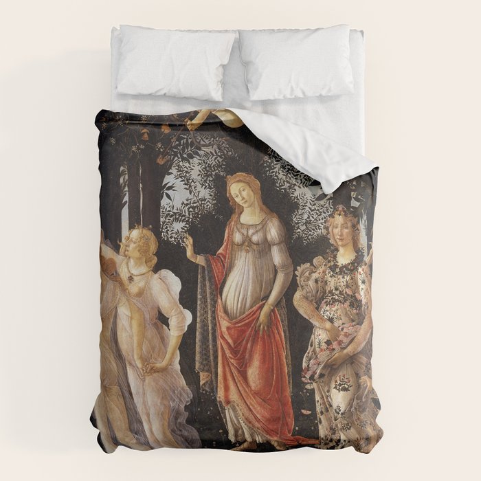 Primavera, Botticelli Duvet Cover Gallery Image 6