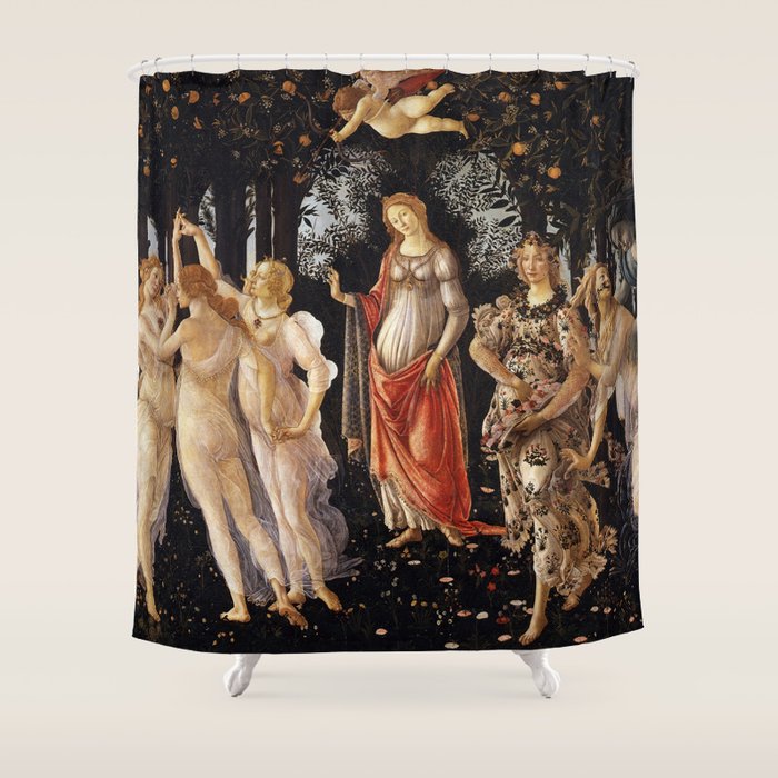 Primavera, Botticelli Shower Curtain Gallery Image 1