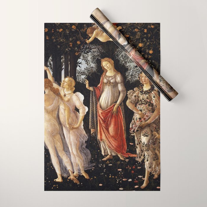 Primavera, Botticelli Wrapping Paper Gallery Image 1