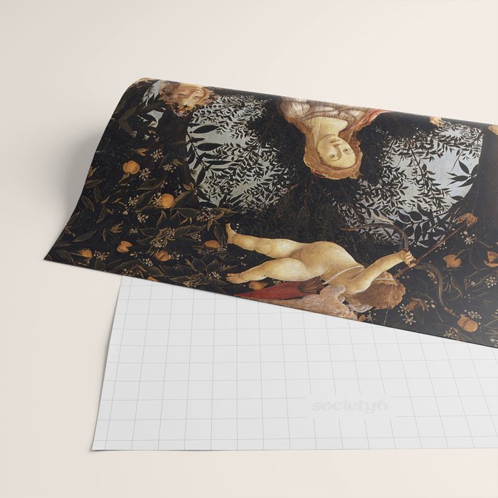 Primavera, Botticelli Wrapping Paper Gallery Image 2