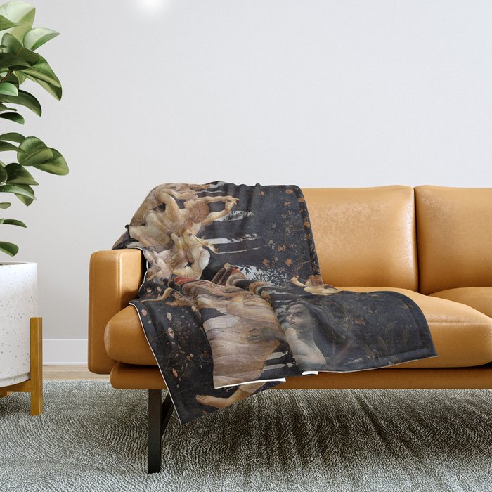 Primavera, Botticelli Throw Blanket Gallery Image 1