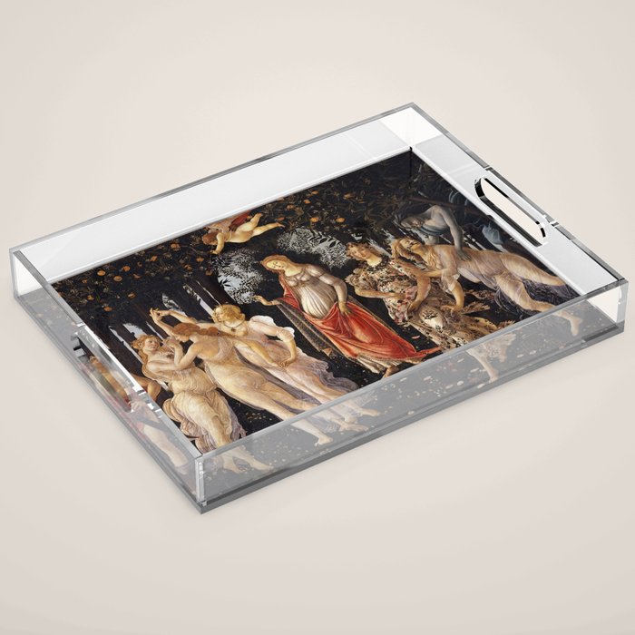 Primavera, Botticelli Acrylic Tray Gallery Image 1