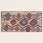 Konya Central Anatolian Antique Kilim Print Desk Mat Gallery Image 3