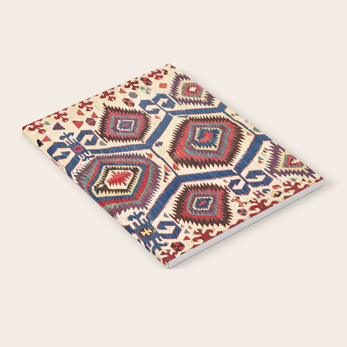 Konya Central Anatolian Antique Kilim Print Notebook Gallery Image 2