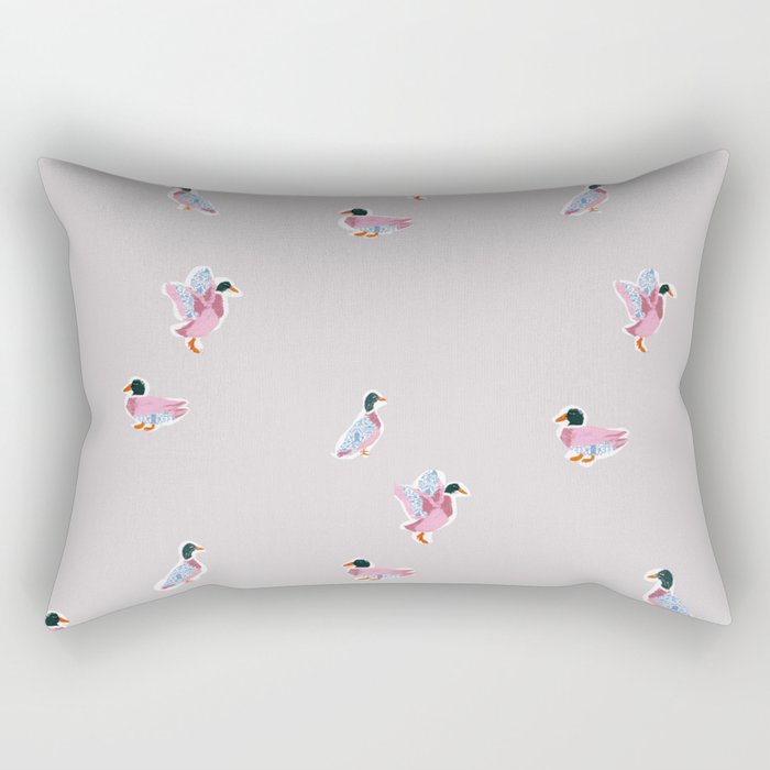 Preppy Duck II Rectangular Pillow Gallery Image 1