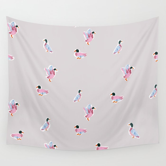 Preppy Duck II Wall Tapestry Gallery Image 4