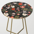 Floral and Skull Pattern Side Table Gallery Image 2