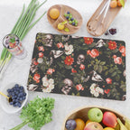Floral and Skull Pattern Cutting Board Gallery Image 2