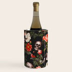 Floral and Skull Pattern Wine Chiller Gallery Image 1