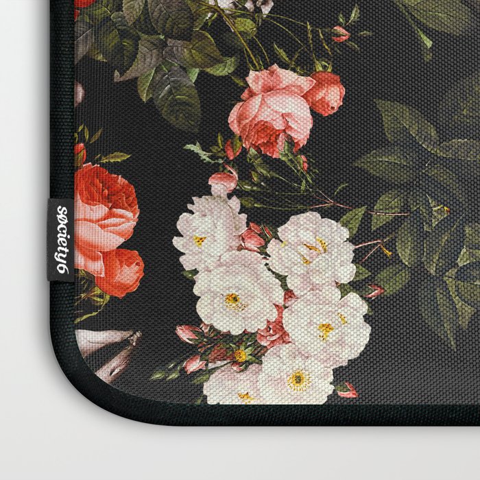 Floral and Skull Pattern Laptop Sleeve Gallery Image 3