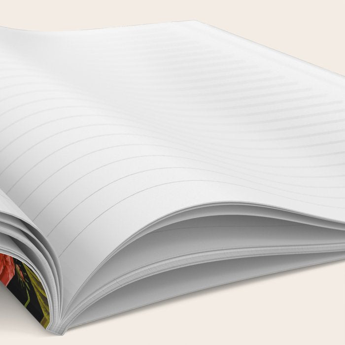 Floral and Skull Pattern Notebook Gallery Image 2