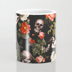 Floral and Skull Pattern Coffee Mug Gallery Image 4