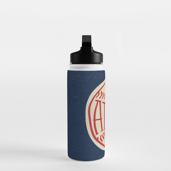 Atlanta Georgia Baseball - Hand Drawn, Script Typography Water Bottle Gallery Image 3
