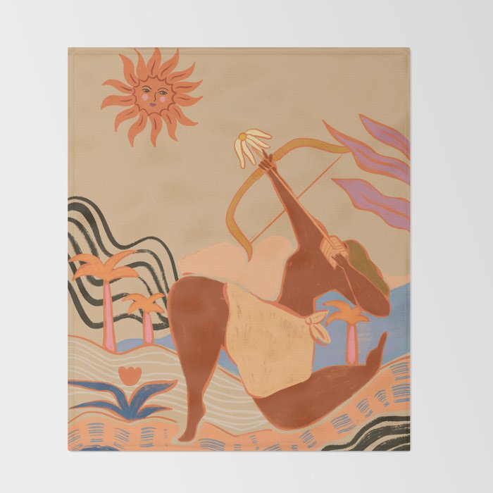 The Bow And Arrow Throw Blanket Gallery Image 2