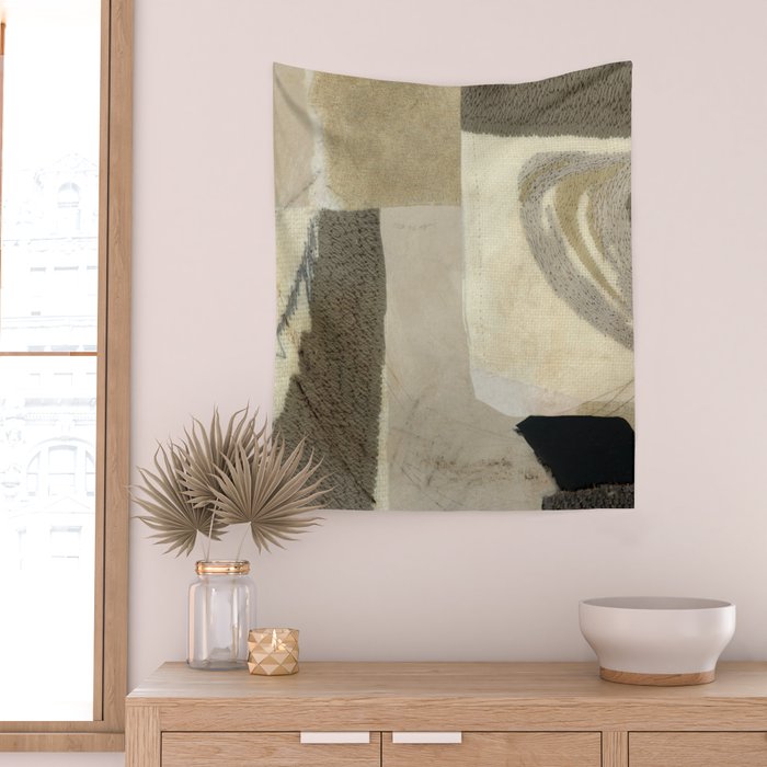 Overlay Abstract Wall Tapestry Gallery Image 2