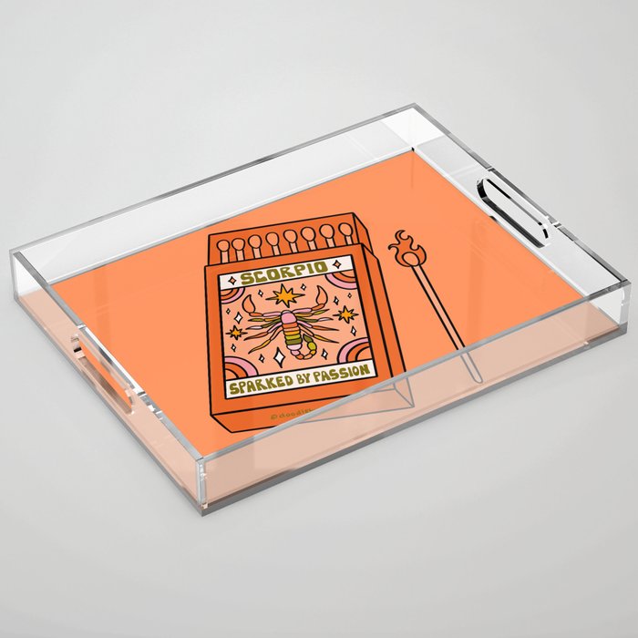 Scorpio Matchbox Acrylic Tray Gallery Image 1