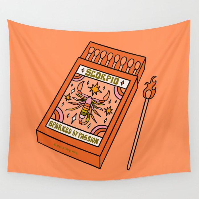 Scorpio Matchbox Wall Tapestry Gallery Image 1