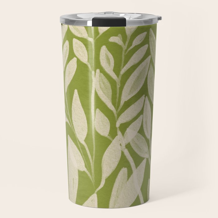 Minimal Abstract Art Plant 46 Travel Mug Gallery Image 1