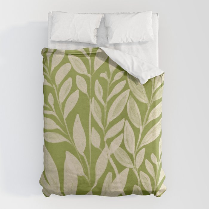Minimal Abstract Art Plant 46 Duvet Cover Gallery Image 1