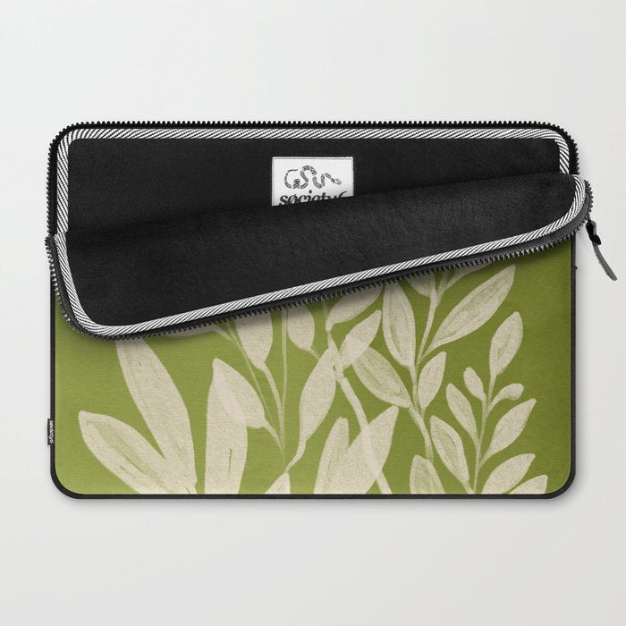 Minimal Abstract Art Plant 46 Laptop Sleeve Gallery Image 2