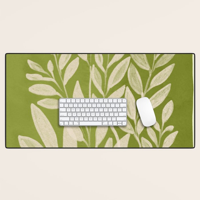 Minimal Abstract Art Plant 46 Desk Mat Gallery Image 1