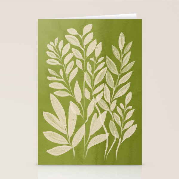 Minimal Abstract Art Plant 46 Stationery Card Gallery Image 2