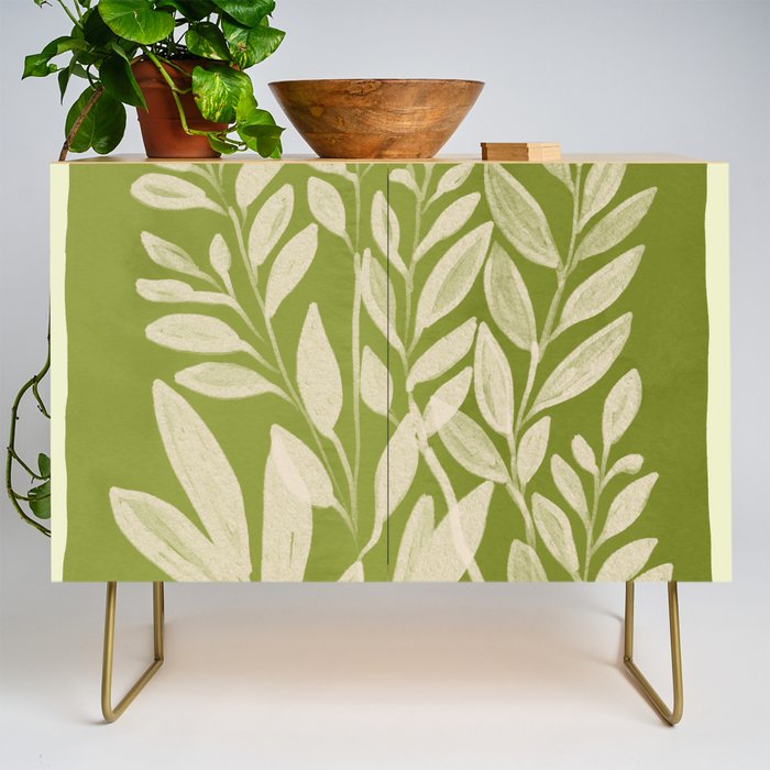 Minimal Abstract Art Plant 46 Credenza Gallery Image 1