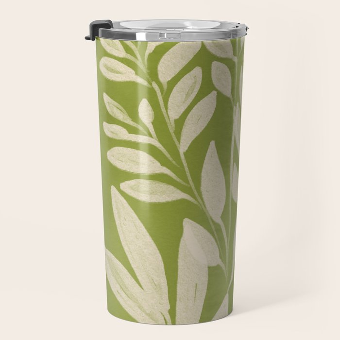 Minimal Abstract Art Plant 46 Travel Mug Gallery Image 3