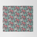 Christmas Ribbon Bows Throw Blanket Gallery Image 2