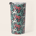 Christmas Ribbon Bows Travel Mug Gallery Image 3