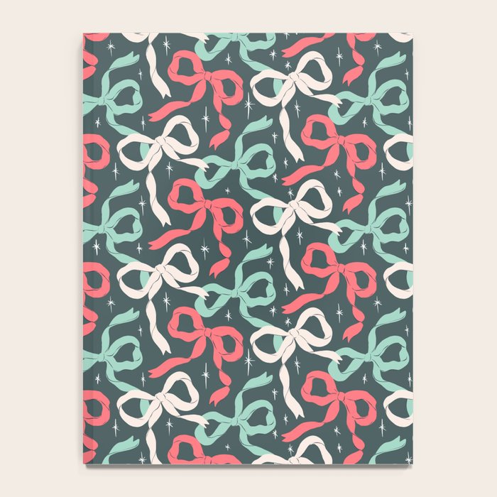 Christmas Ribbon Bows Notebook Gallery Image 4