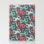 Christmas Ribbon Bows Stationery Card Gallery Image 2
