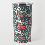 Christmas Ribbon Bows Travel Mug Gallery Image 1