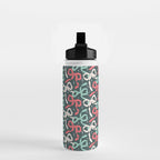 Christmas Ribbon Bows Water Bottle Gallery Image 2