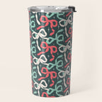 Christmas Ribbon Bows Travel Mug Gallery Image 2