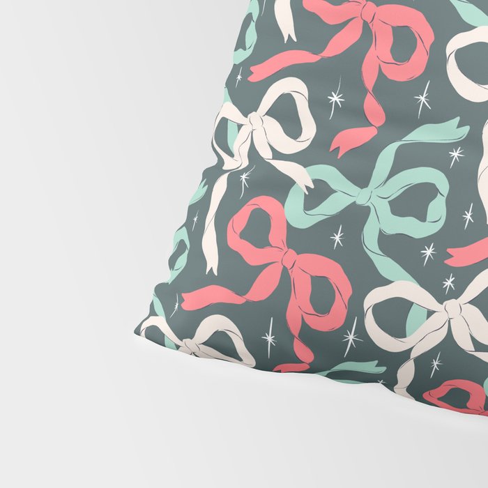 Christmas Ribbon Bows Pillow Sham Gallery Image 4