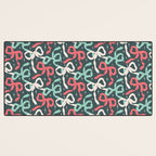 Christmas Ribbon Bows Desk Mat Gallery Image 3