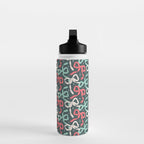 Christmas Ribbon Bows Water Bottle Gallery Image 3